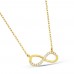 Infinity Necklase - 8K Gold