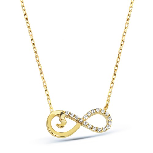 Infinity Necklase - 8K Gold