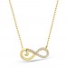 Infinity Necklase - 8K Gold