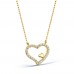 Heart Necklase - 8K Gold