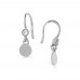 Circle Earring-White